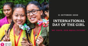 International Day of the Girl 2020 final banner